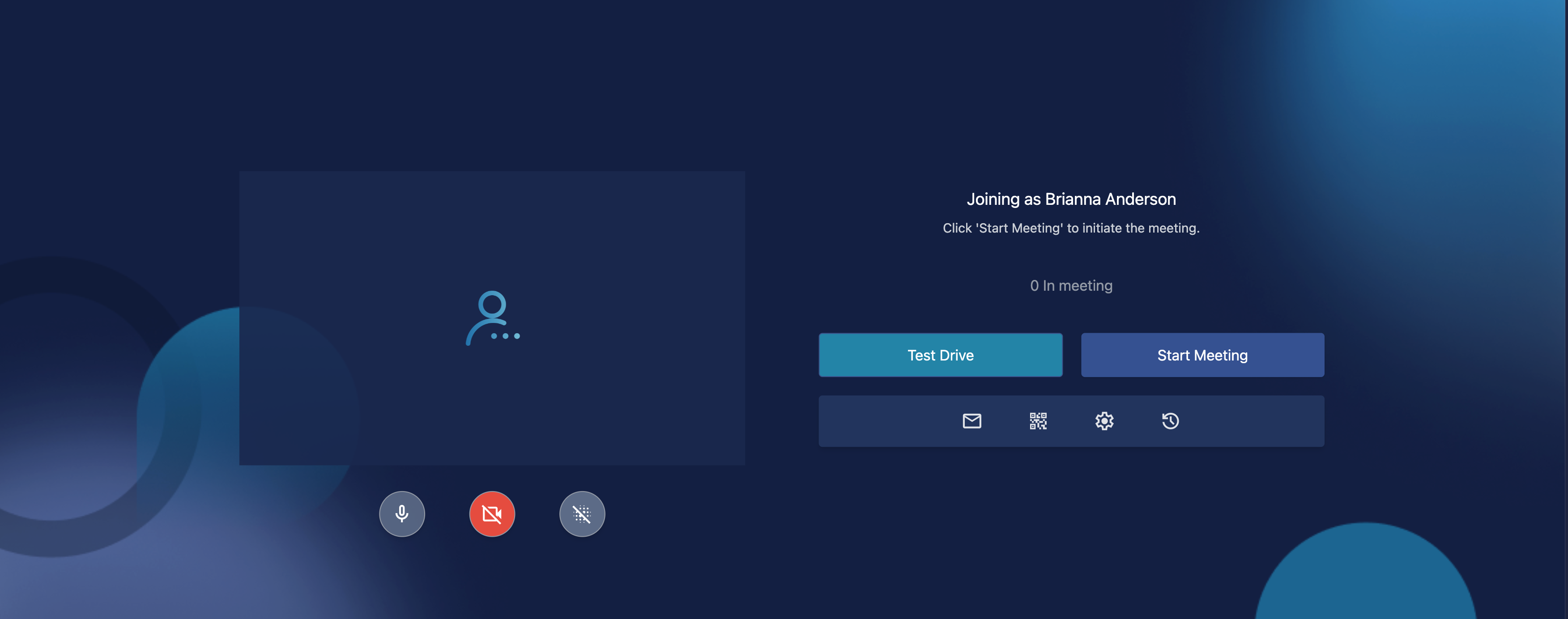 Click on Test Drive to test your connection before joining a RingQ online meeting